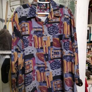 Women's Multicolor Patterned Top